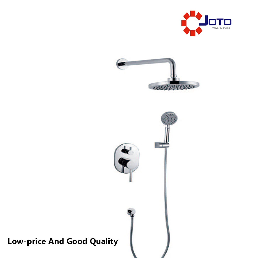 

In-wall Shower Set Cold And Hot Double handle Shower Faucet Set