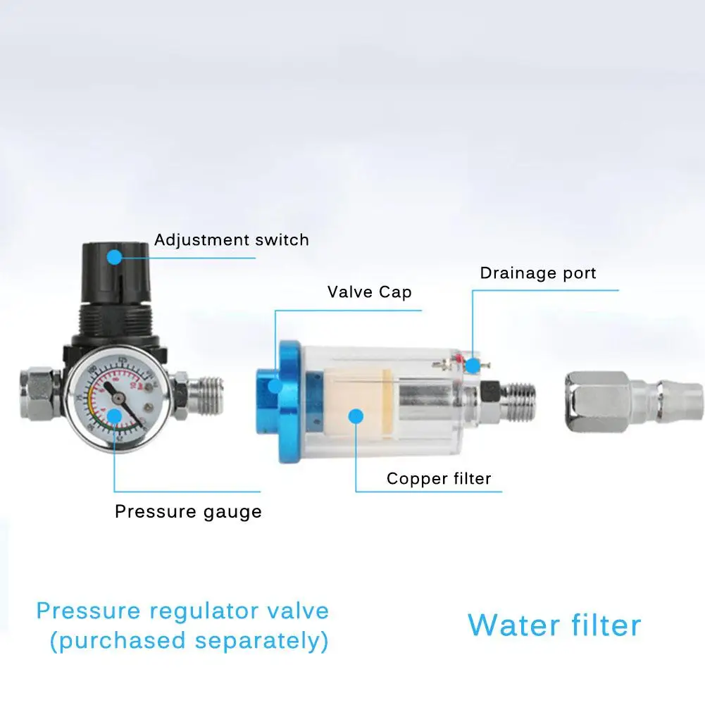 1/" Водный сепаратор масла встроенный воздушный рукавный фильтр влагоуловитель для компрессора спрей, автомобильные аксессуары