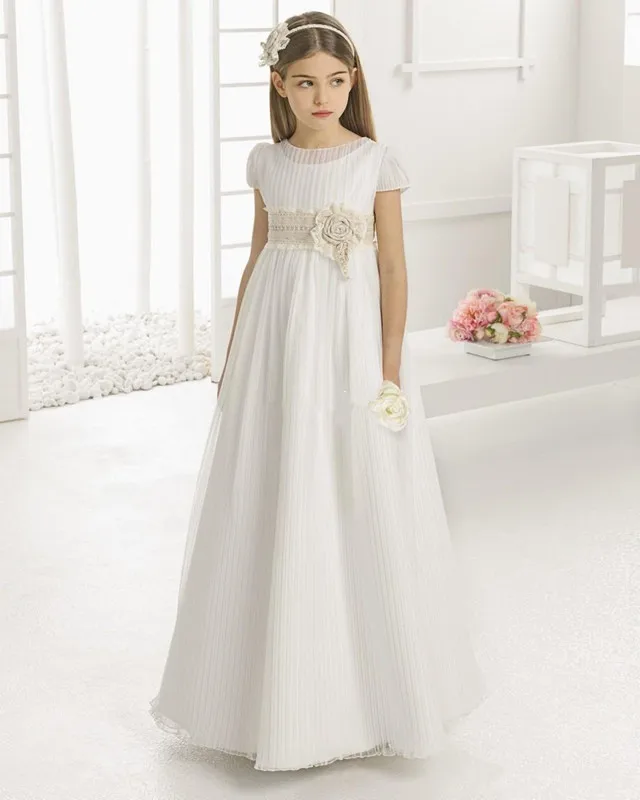 empire waist flower girl dress