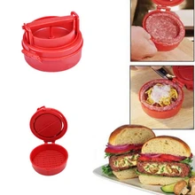 Бургер с начинкой, пресс для гамбургера, форма для мяса, ручная форма для бургера, пресс для котлет, пищевой пластик, формирователь, кухонные аксессуары