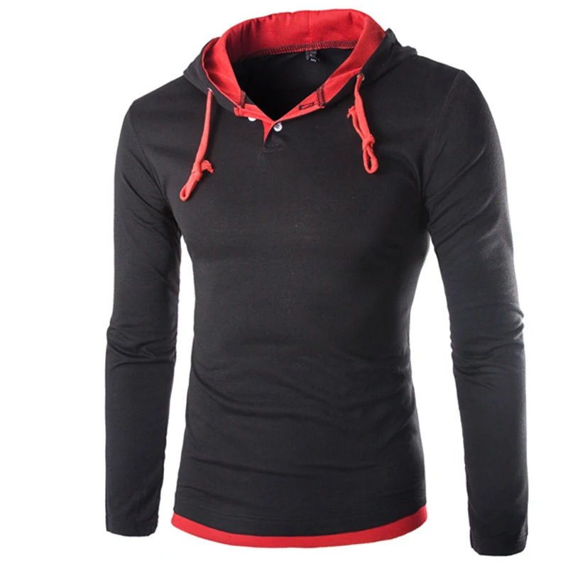T Shirt Men Brand 2018 Fashion Men'S Hooded Stitching Design Tops & Tees T Shirt Men Long Sleeve Slim Male Tops XXXL OOISH HTB1qwzkKVXXXXXNaXXXq6xXFXXX1 - T Shirt Men Brand 2018 Fashion Men'S Hooded Stitching Design Tops & Tees T Shirt Men Long Sleeve Slim Male Tops XXXL OOISH