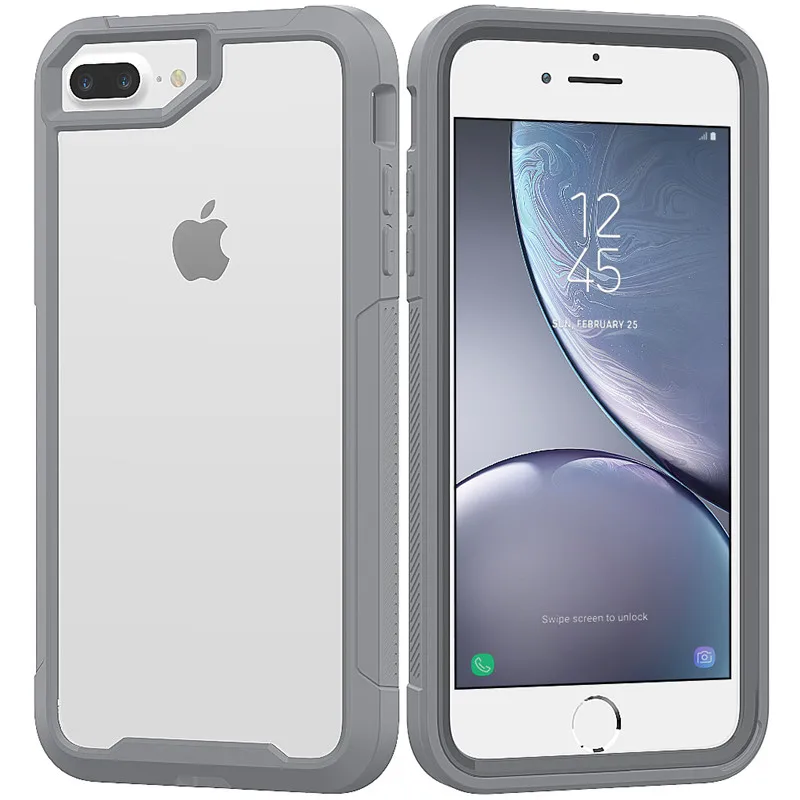 

Ultra thin Armored Anti shock Clear phone back Cover for iphone 11 Pro Max XS Max XR X 8 7 6 6S Plus Luxury hybride pc tpu case