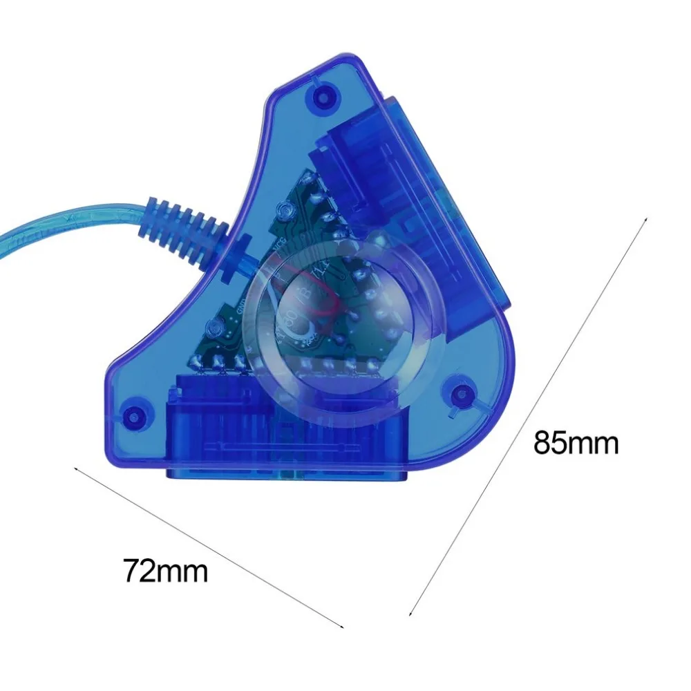 Джойстик USB двойной плеер конвертер Кабель-адаптер для PS2 геймпад двойной Playstation 2 PC USB игровой контроллер с CD драйверами