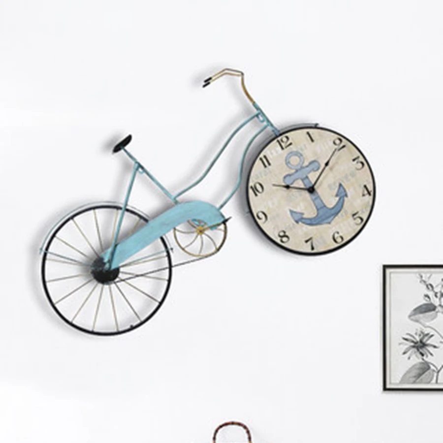 

Bicycle European Digital Wall Clock Silent Large Wall Clock Living Room Ev Saatleri Home Decoration Accessories Modern 40C0034