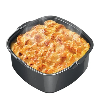 

Air Frying Pan Accessories Fryer Baking Basket Pizza Plate Grill Pot Mat Bakeware Sets Kitchen Accessories Handmade Baking Tool