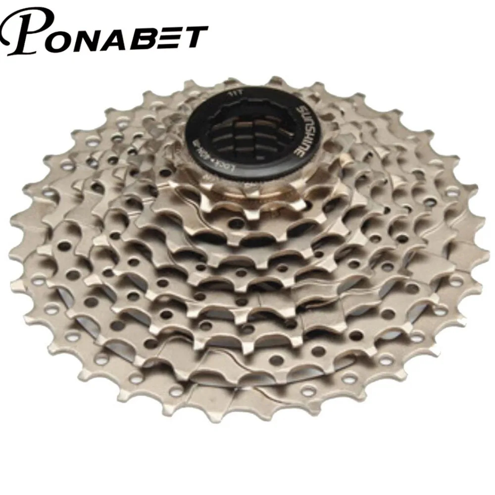 Ponabet 9 Speed Cassette 11 32T Mountain Bike Freewheel 9 Speed Steel