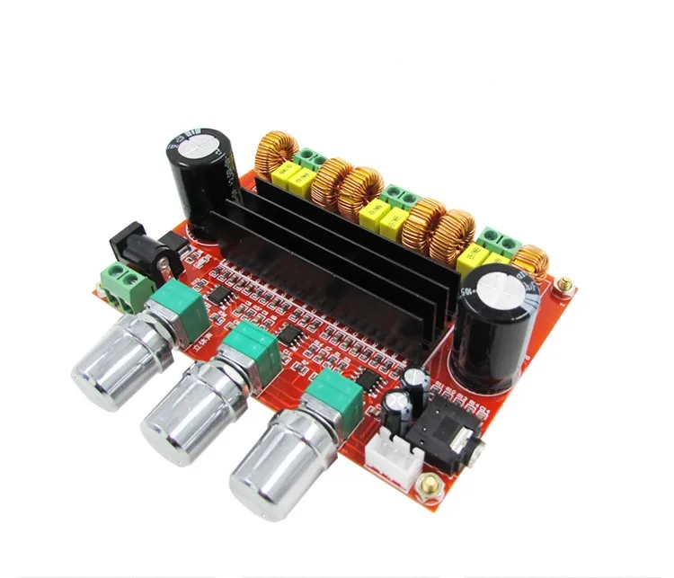

TPA3116 D2 DC 12V 24V 2*50W+100W Bass 2.1 Channel Car digital Subwoofer Amplifier Board