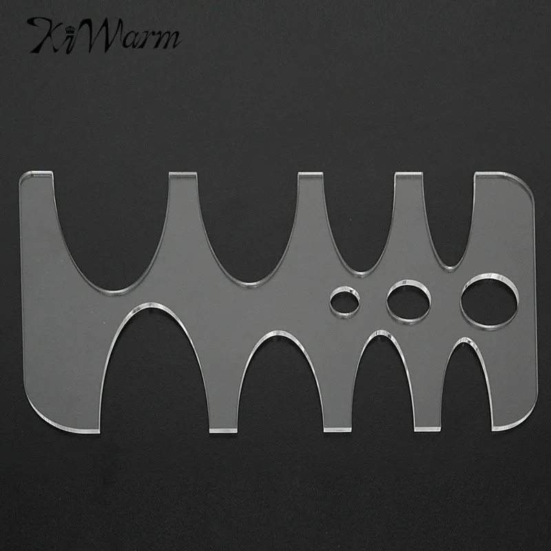 Acrylic Belt Tail Round Hole Stencil Templates Leather Strap Craft DIY ...