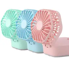 Портативный вентилятор портативный складной USB заряжаемый вентилятор с зеркалом светодиодный свет 3 в 1 Многофункциональный игровой вентилятор