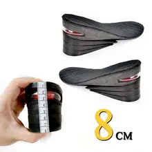 Wholesale 4-Layer Height Increase Taller Insole Shoes Pad Air Cushion for MEN 8cm W08-M