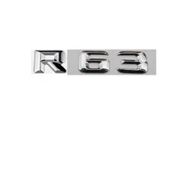 Хром блестящий серебряный ABS багажник автомобиля сзади числа буквы слова эмблемы наклейки на Стикеры для Mercedes-Benz R63 AMG
