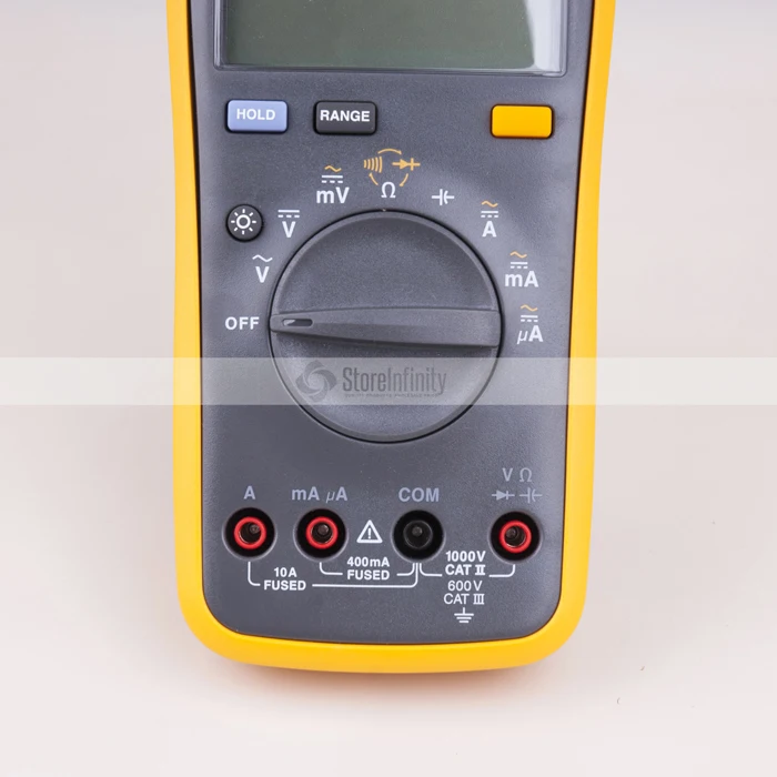 Fluke 15B+ плюс Авто Диапазон Цифровой Измерительный мультиметр+ MS3302 преобразователь переменного тока 0.1A-400A клещи