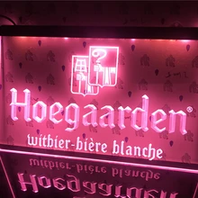 A173-Hoegaarden Бельгия пивной бар светодиодный светильник знак
