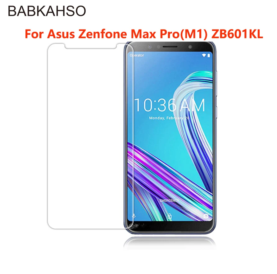 

2PCS 9H Explosion-proof Protective Film Screen Protector for ASUS ZenFone Max Pro M1 ZB601KL ZB602KL Smartphone Tempered Glass