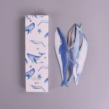 30 шт./кор. Кита бумажная Закладка для книги канцелярские принадлежности закладки книжные держатели карты сообщения школьные принадлежности papelaria