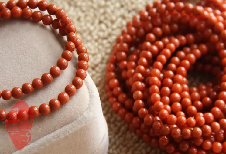 free shipping 8mm Flame pattern Nanhong agate 108 beads bracelet Sichuan Liangshan full color raw meat persimmon necklace | Украшения и