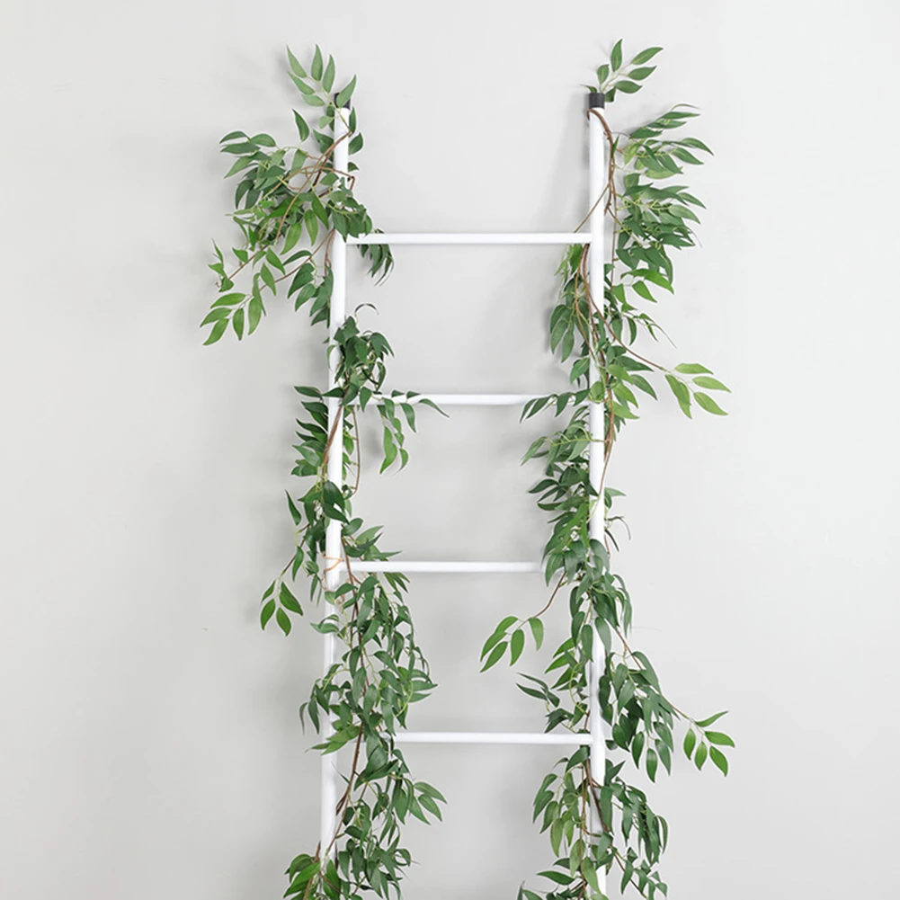 

1.7m Artificial Willow Vine Green Leaves simulation Plant Ivy Rattan Garland Wedding Decoration Home Garden Hotel Fake Flowers
