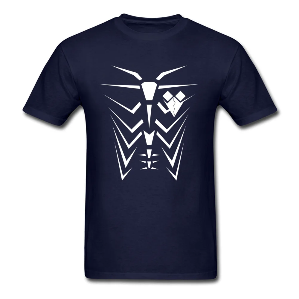 Abstract Skeleton T Shirt Short Sleeve Summer Newest Men Father Day Tops Shirts Summer Clothing Shirt Round Collar Cotton Abstract Skeleton navy