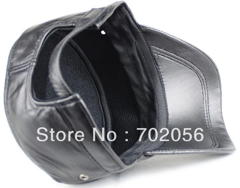 Рисунок 2 - Мужские шапки из натуральной овечьей кожи с козырьком