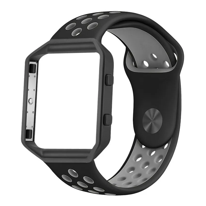 Замена ремешок для fitbit Blaze группы Спорт мягкого силикона для fitbit Blaze Смарт-фитнес часы с Рамки