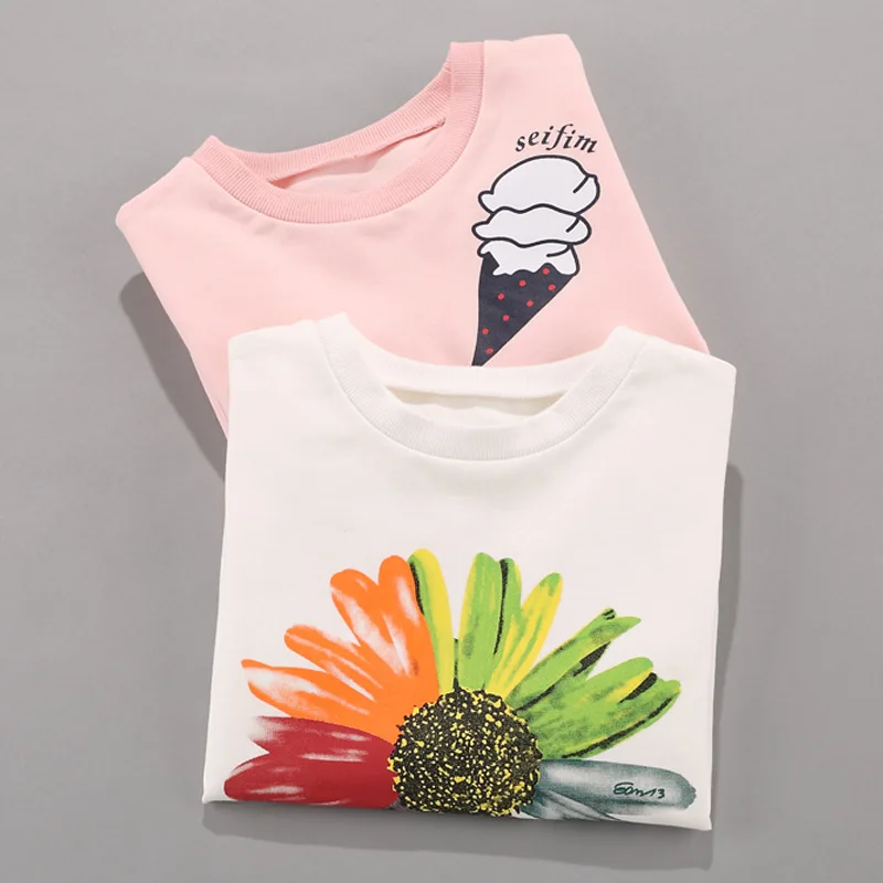 “ Crianças de Algodão Tshirt da Moda Magia Reversível