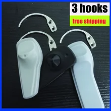 super eas hook detacher handheld mini detacher hook 3 piece eas security tag detacher for 58Khz sensor tag free shipping