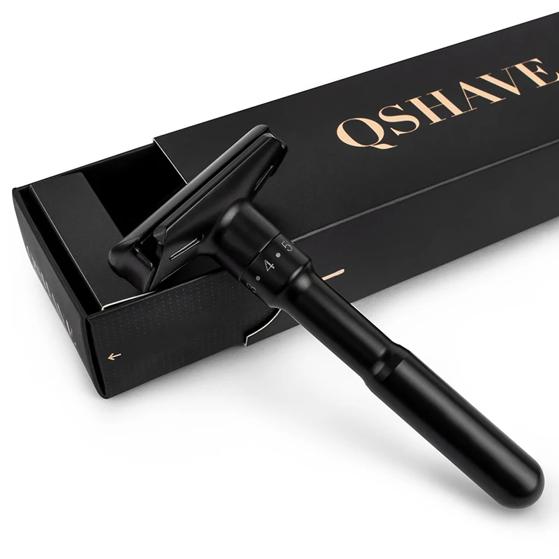Qshave прохладный черный роскошный Регулируемая Детская безопасность Бритвы