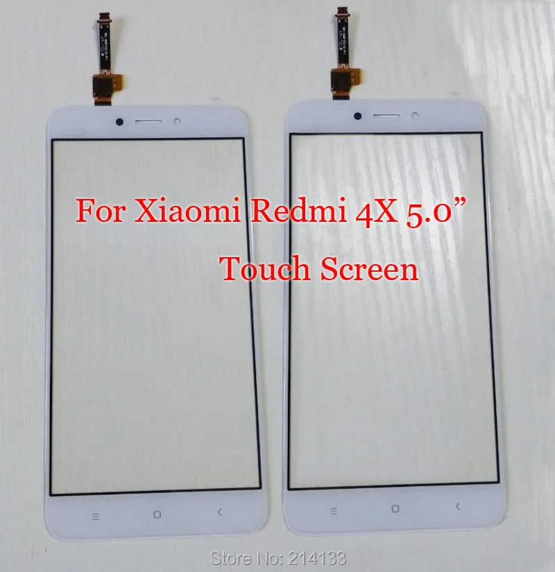 Внешний стеклянный объектив Redmi 4X с дигитайзером запасная часть для сенсорного