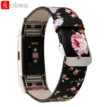 Kobwa кожаный ремешок для часов замена часы ремешок для FitBit Charge 2/charge2 HR Аксессуары для часов кожаный ремешок дропшиппинг