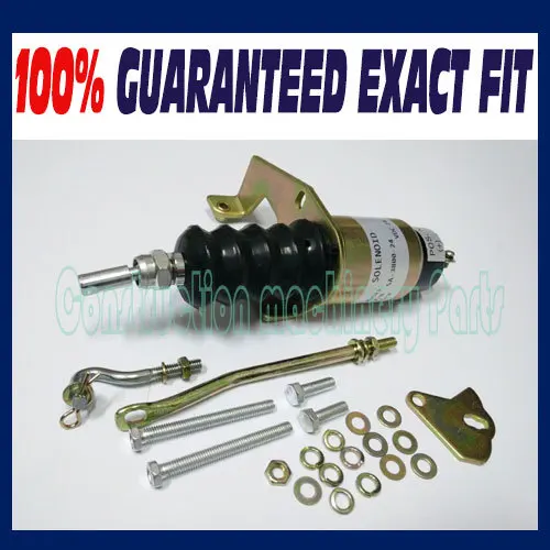 

Fast free shipping - Fuel Shutdown Solenoid Valve 9883038/1751-24RU1B2S1/SA-3800-24 for Bosch RSV 1751-24 solenoid right mounted