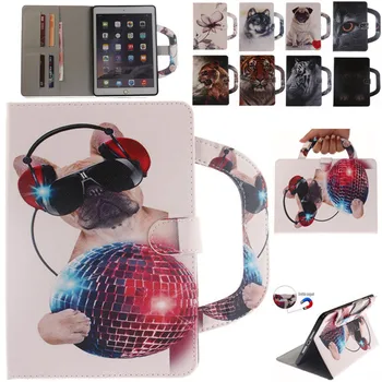 

Wekays For Apple IPad Air 2 Portable Dog Leather Flip Fundas Case For Coque IPad Air 2 IPad 6 Tablet Cover Case For IPad Air 2