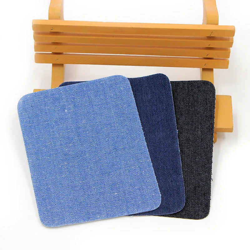High Quality 1PC Iron On Denim Jeans Patches Repairs Elbow Knee Patch