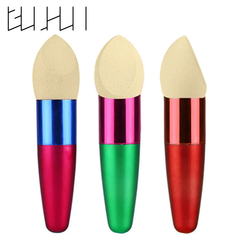 

1Pcs Pro Concealer BB Cream Make Up Sponge Tops Blender Cosmetic Tools Beveling Mushroom Silicone Makeup Sponge Brush