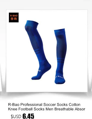 R-Bao 3 пар/компл. профессиональные велосипедные носки из дышащего материала CoolMax влагу противоскользящие сжатия Футбол спортивные носки W27