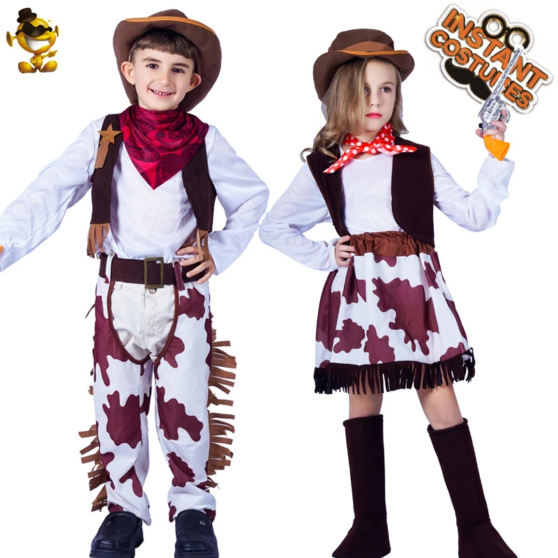 Details about Cool Western Cowboy Costume for Girls Kids Cowboy Costume for Role Play Party Details about Cool Western Cowboy Costume for Girls Kids Cowboy Costume for Role Play Party