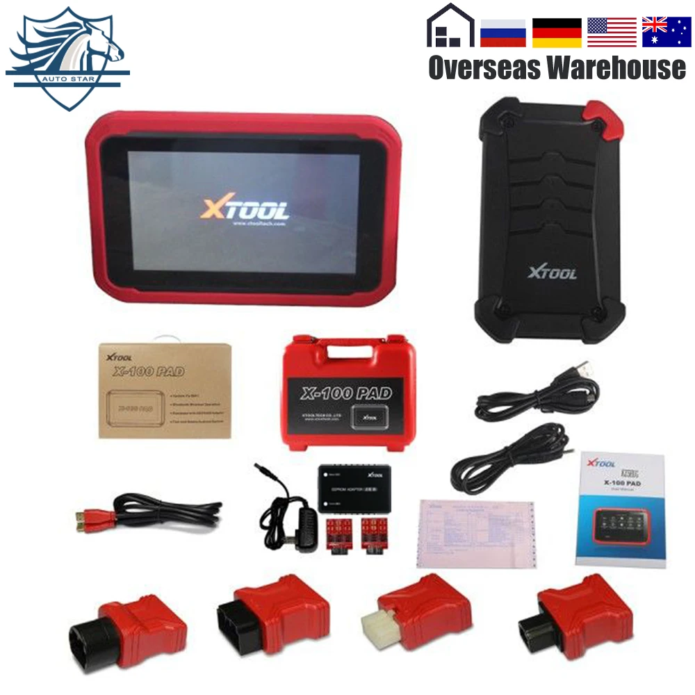 

XTOOL X100 PAD Auto Key Programmer Code Reader Programming For EEP ROM EPB EPS TPS ABS ECU Odometer Adjustment Battery Reset