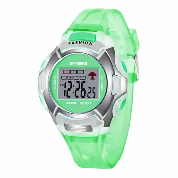

Children Watch Luminous 3Bar Waterproof Movement Boy Girl Universal Student Watch digital scale Buckle c0605