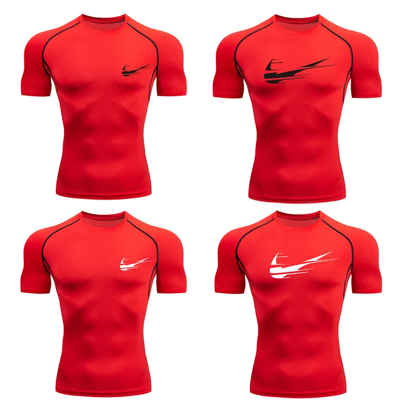 

FUTUREOX2019 brand clothing men's logoT shirt men's fashion T-shirt fitness male compression tight T-shirt S-3XL
