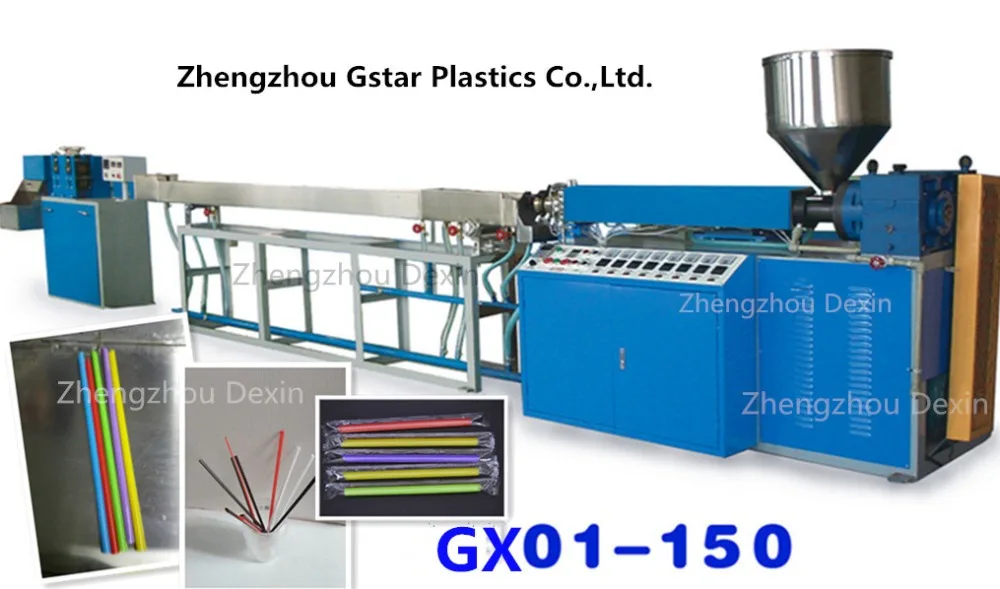1 Color or Clear PP PE Plastic Drinking Straws Extrusion Production Line/Food Grade Plastic
