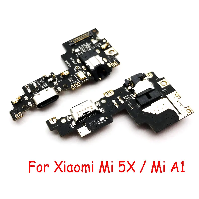 

New For Xiaomi Mi A1 5X Mi5X USB Charging Charger Port Dock Connector PCB Board Flex Cable Ribbon With Auto Jack Earphone