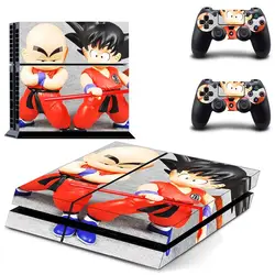 Винил Стикеры PS4 наклейка кожи Стикеры для Playstation4 консоли и 2 контроллера Dragon Ball