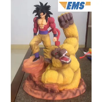 

Anime Dragon ball Z Statue Super Saiyaman 4 Goku Golden Giant Apes Full-Length Portrait GK Action Figure Collection Model Toy
