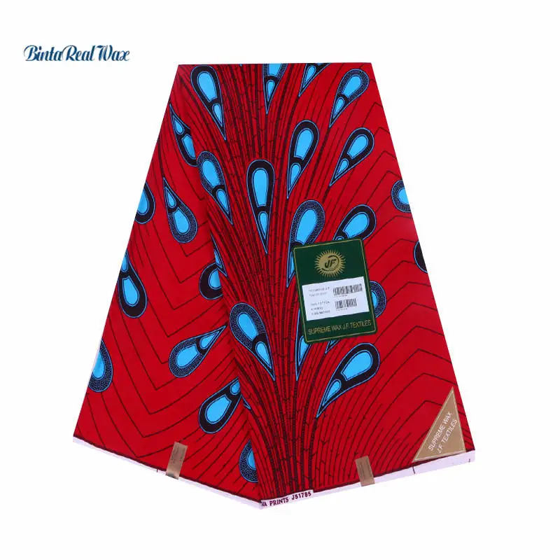 

100% Cotton African Wax Print Fabric Veco-friendly Ankara Fabric Real Dutch Hollandais Wax Patchwork African Fabric 24FS1074