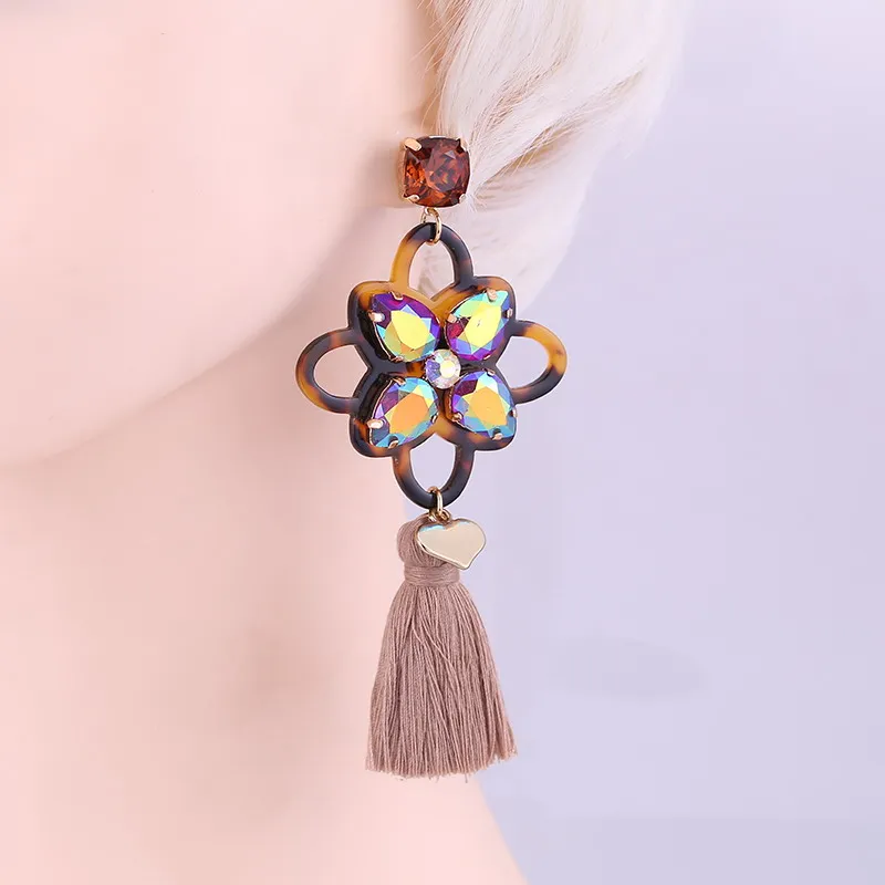 Earrings Brown