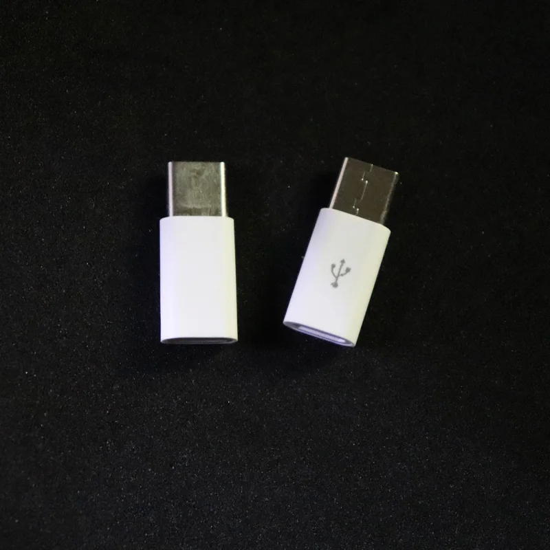 2 шт. USB 3,1 type-C штекер для Micro USB Женский USB-C кабель адаптер Тип C конвертер для Macbook Nokia N1 ChromeBook Nexus 5X6 P