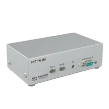 Горячая MT-VIKI MT-204CB 2 в 4 из VGA видеокоммутатор приемный распределитель ПК селектор изображения дистрибьютор ИК пульт дистанционного управления 350 МГц широкоформатный