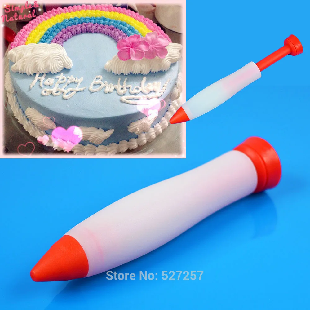 Cylinder Cake pen dessert decorators Silicone Cake Pastry Icing Syringe