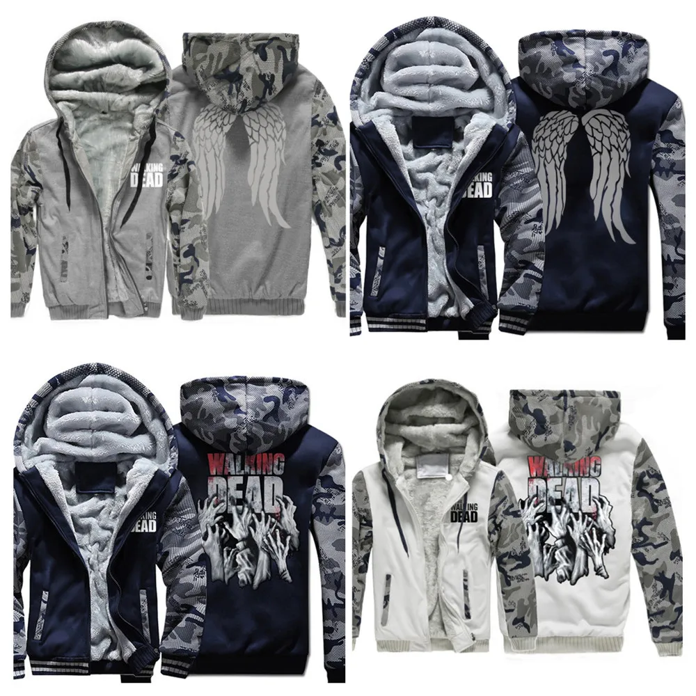 

The Walking Dead sweatshirts hoodies Cosplay spring winter thicken hoodie hip hop brand clothing harajuku sweatshirt tracksuits
