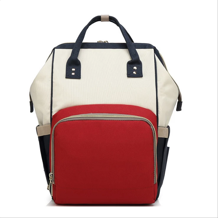 HappyFlute модная сумка для подгузников для мам и мам, большая сумка для кормления, дорожный рюкзак для коляски, Детская сумка, рюкзак для подгузников - Цвет: OUT15-F