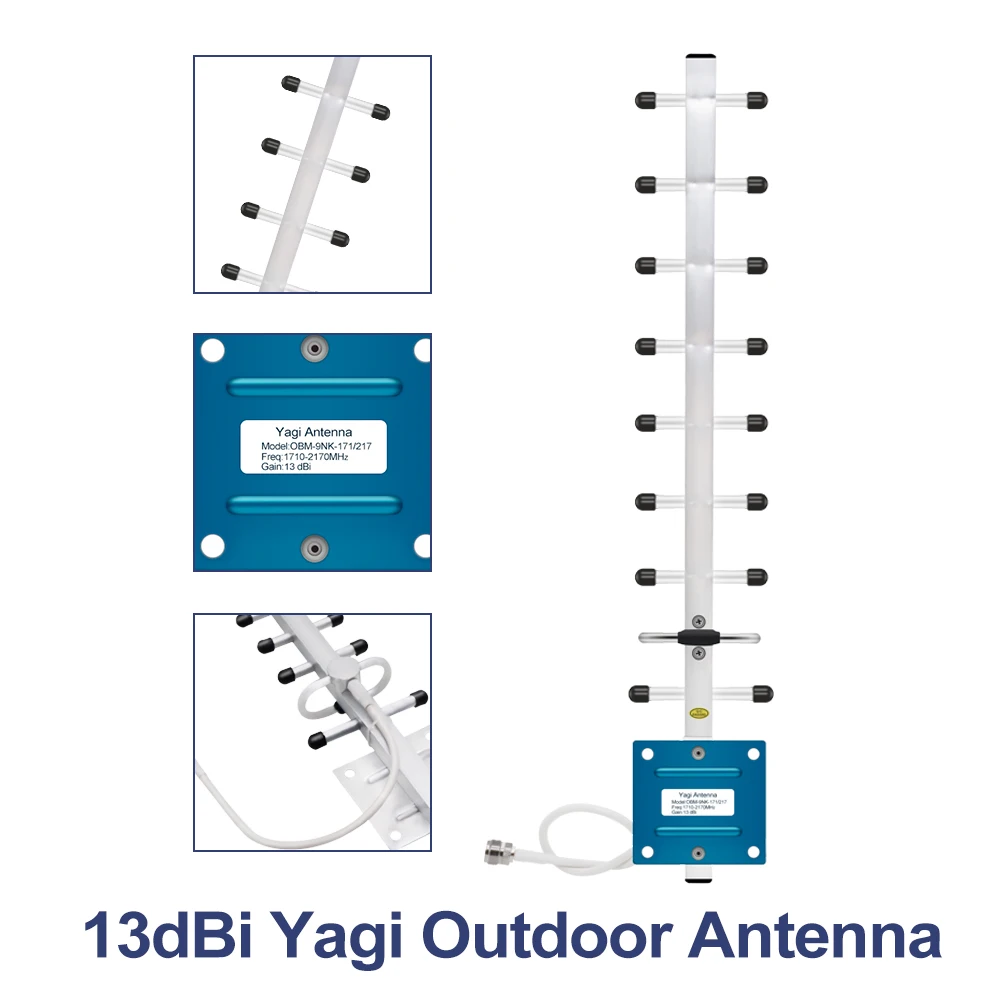 70dB 4G LTE ретранслятор LTE 1800 B3 группа телефон усилитель сигнала мобильного телефона Сотовая связь Усилитель GSM DCS 1800 мГц Мобильный Ретранслятор Яги ant